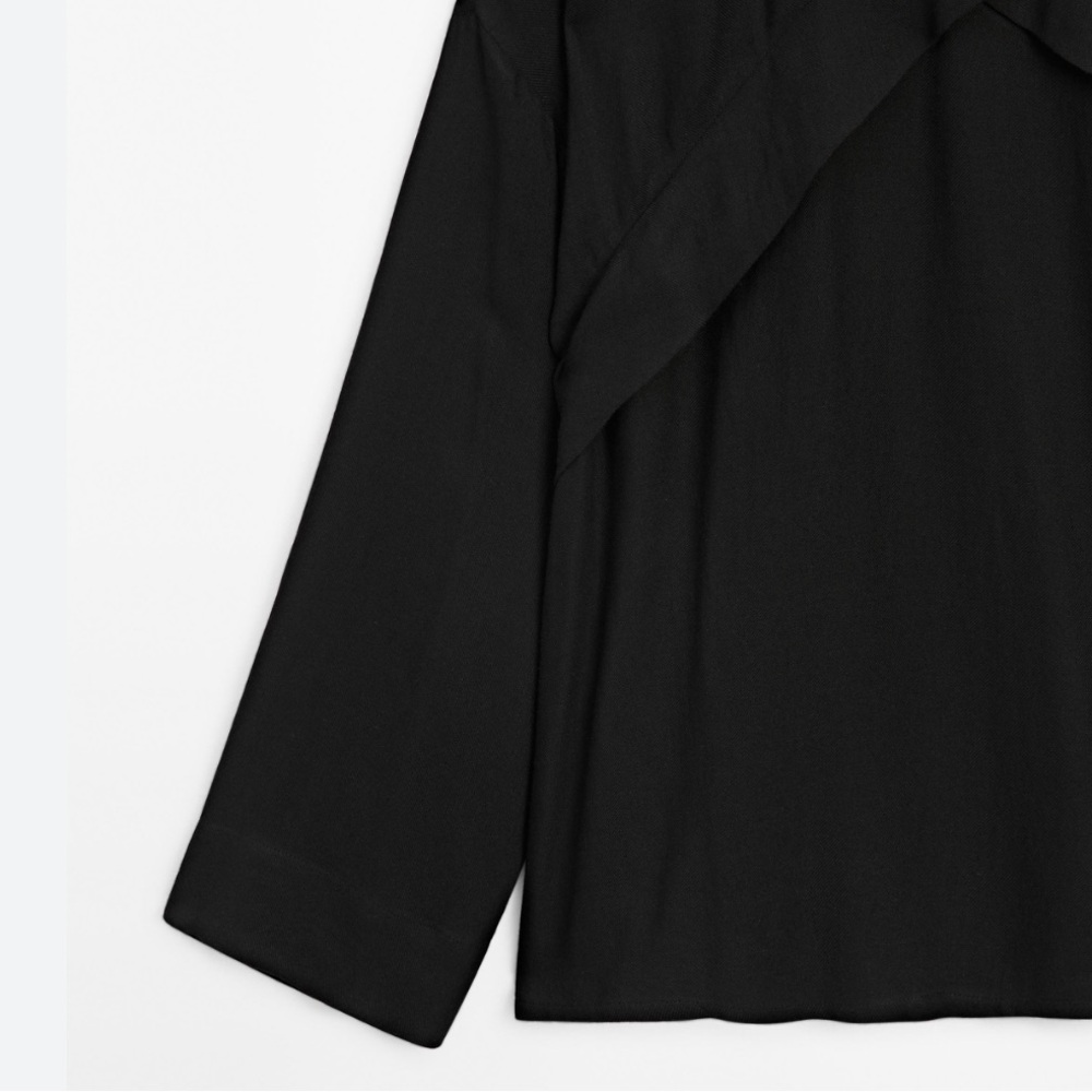 Massimo Dutti Black Blouse - Picture 3 of 7